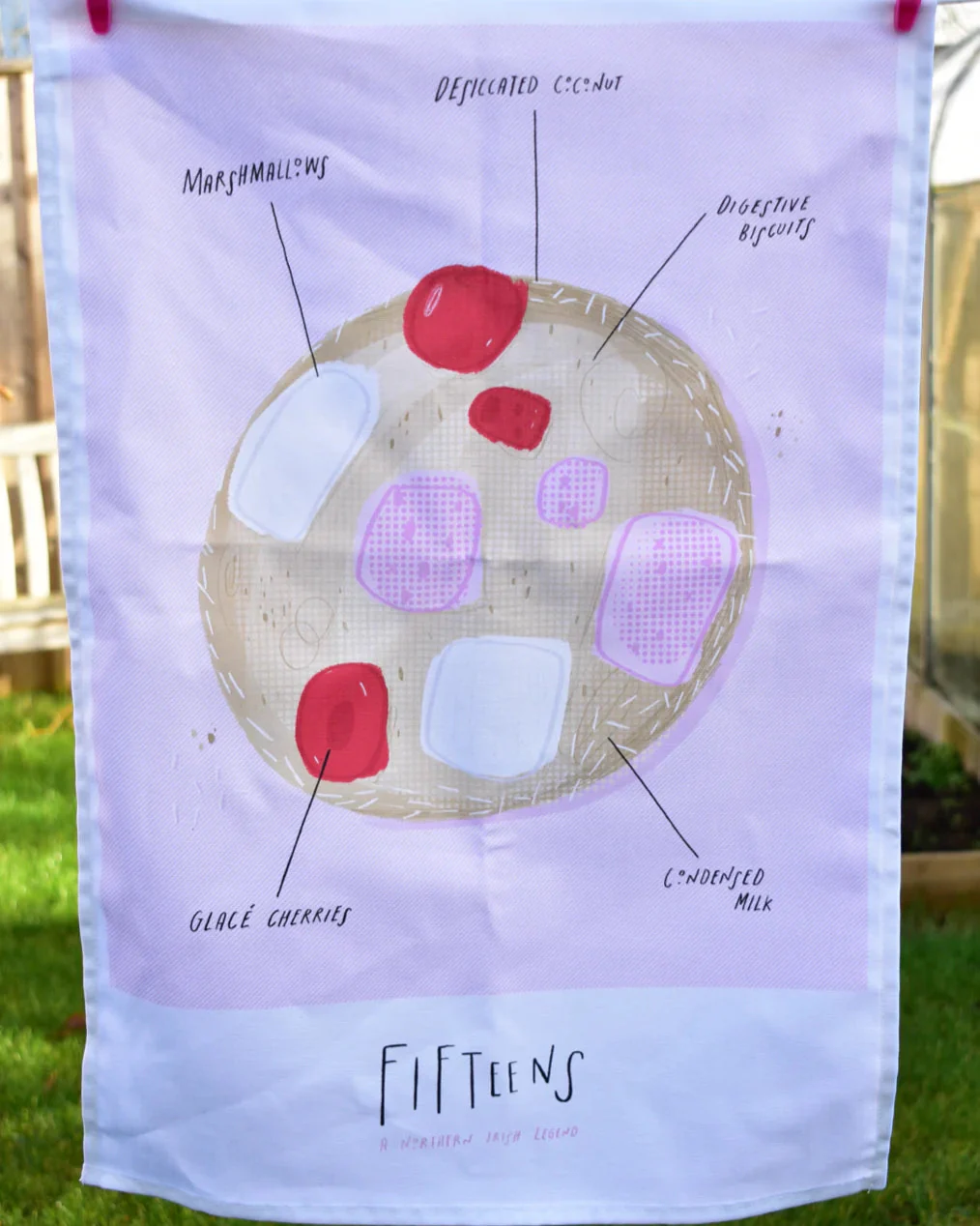 Fifteens Tea Towel | Peter Paints Pictures - Image 4