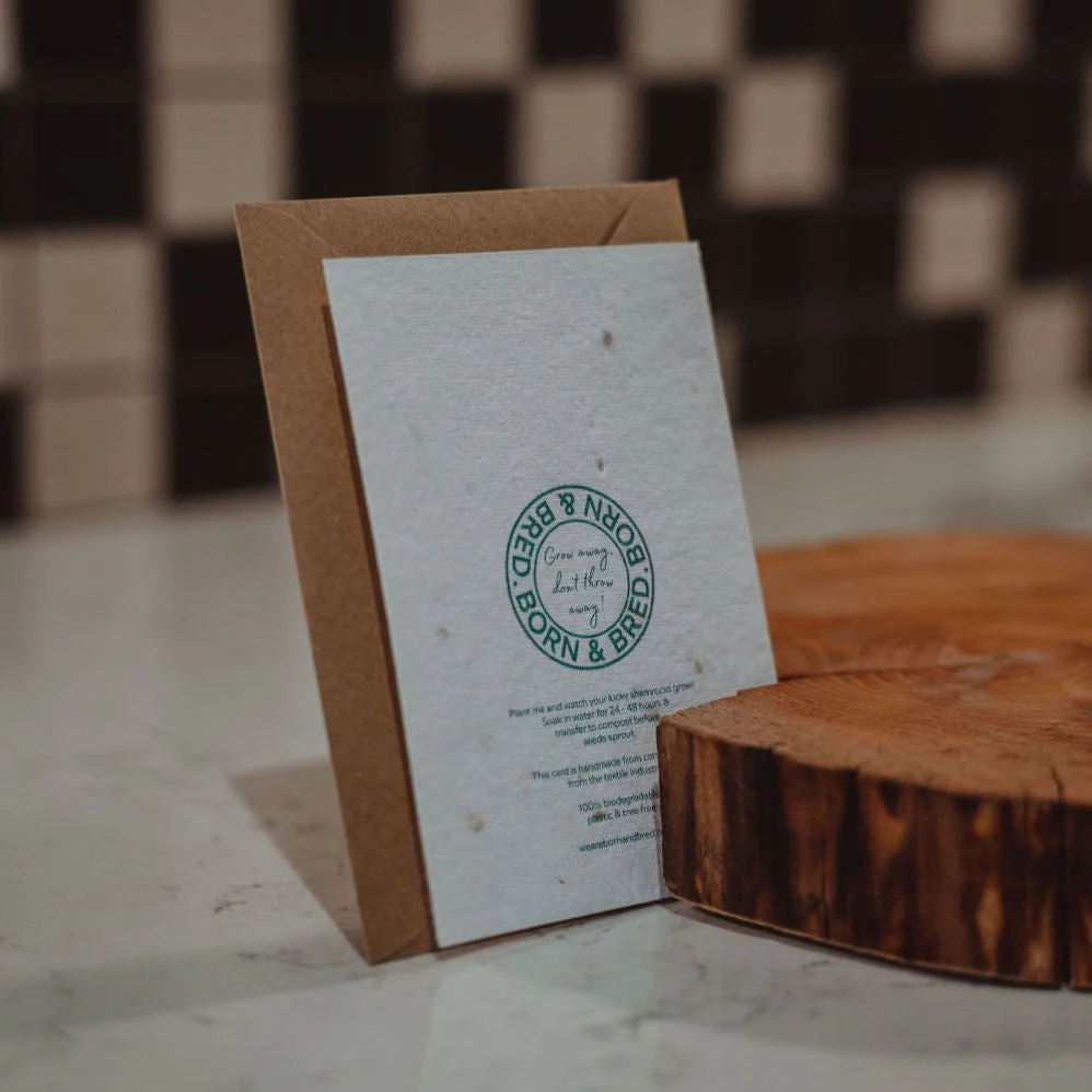 Rooting For You | Shamrock Seed Card | Born & Bred - Image 3